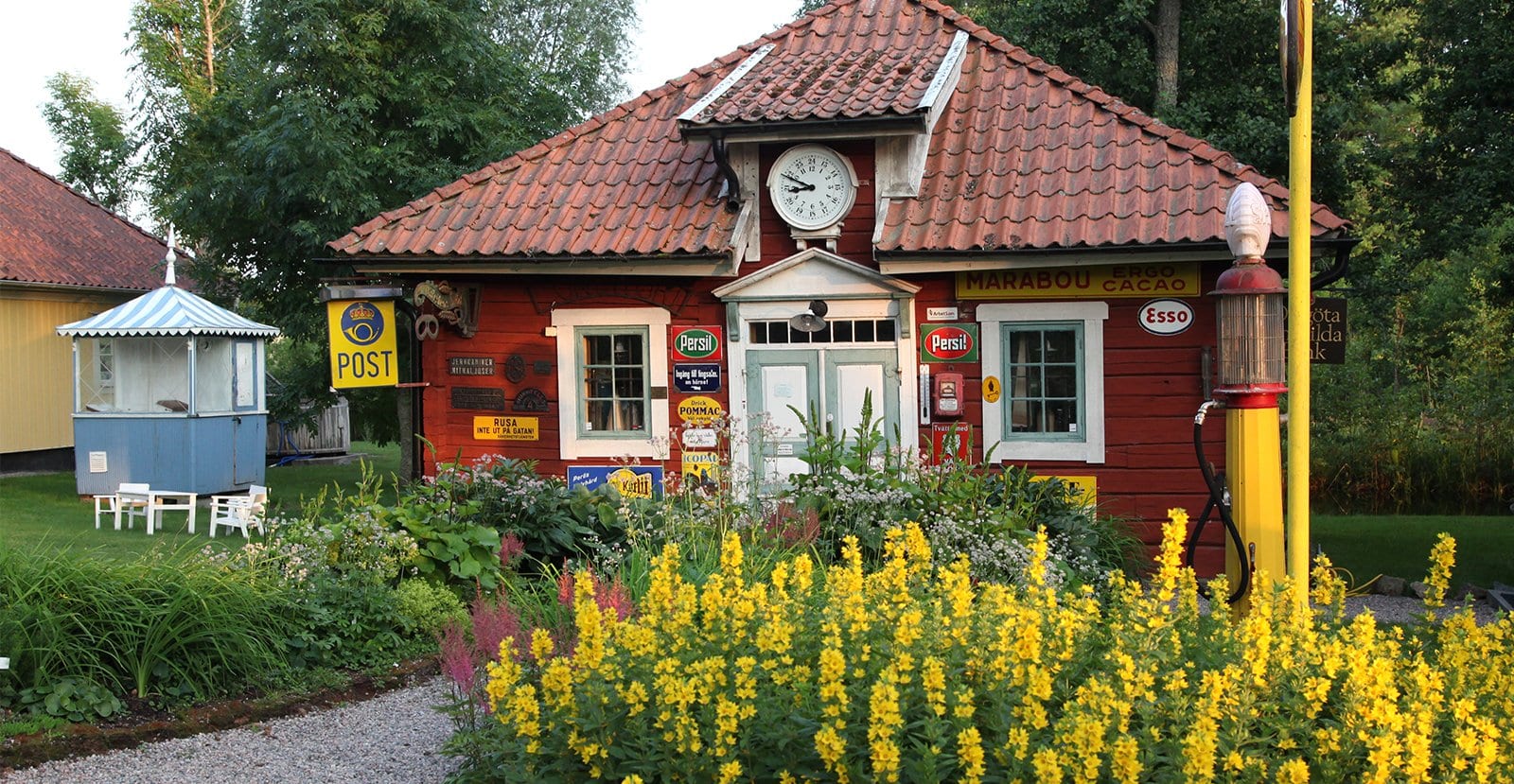 Historisk lanthandel vid Dufweholms Herrgård