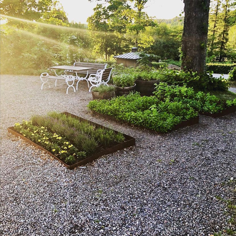 Köksträdgården vid Södertuna Slott